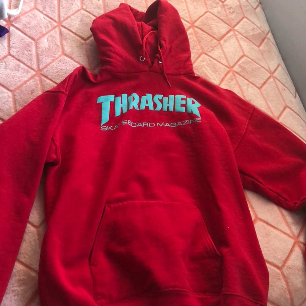 Thrasher Red Hoodie